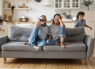 children running crazy