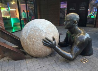 Ball up a hill